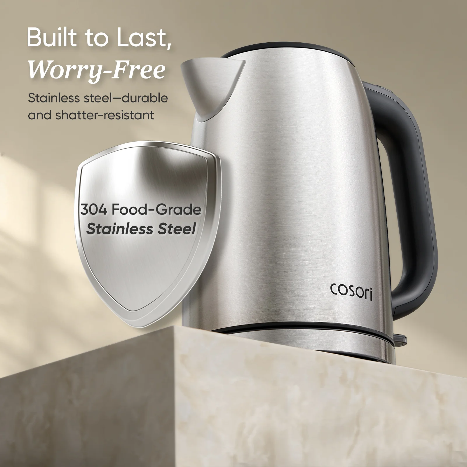 Cosori 1.7L Stainless Steel Electric Kettle SE152 - Image 4