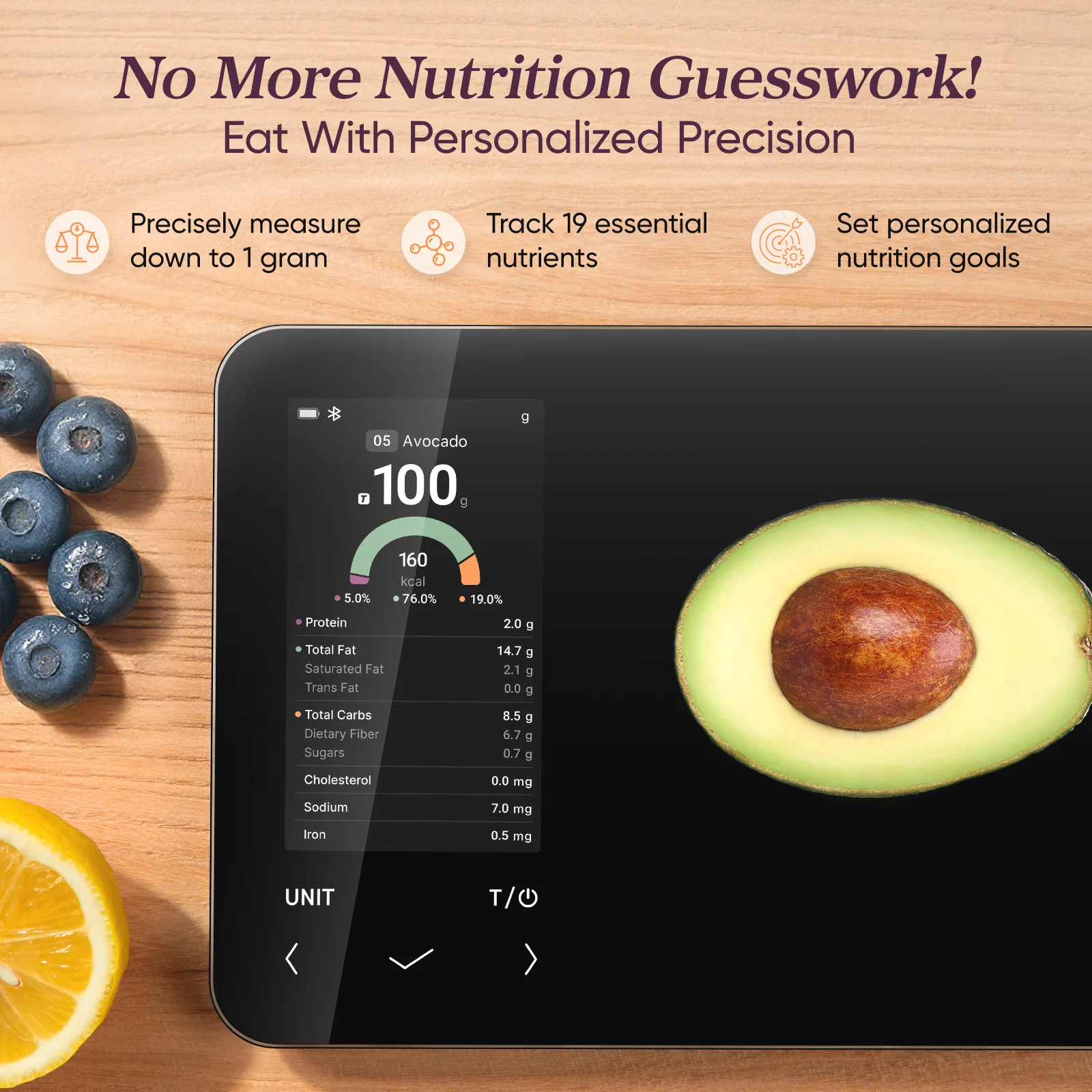 Cosori NutriLens Smart Nutrition Scale - Image 6